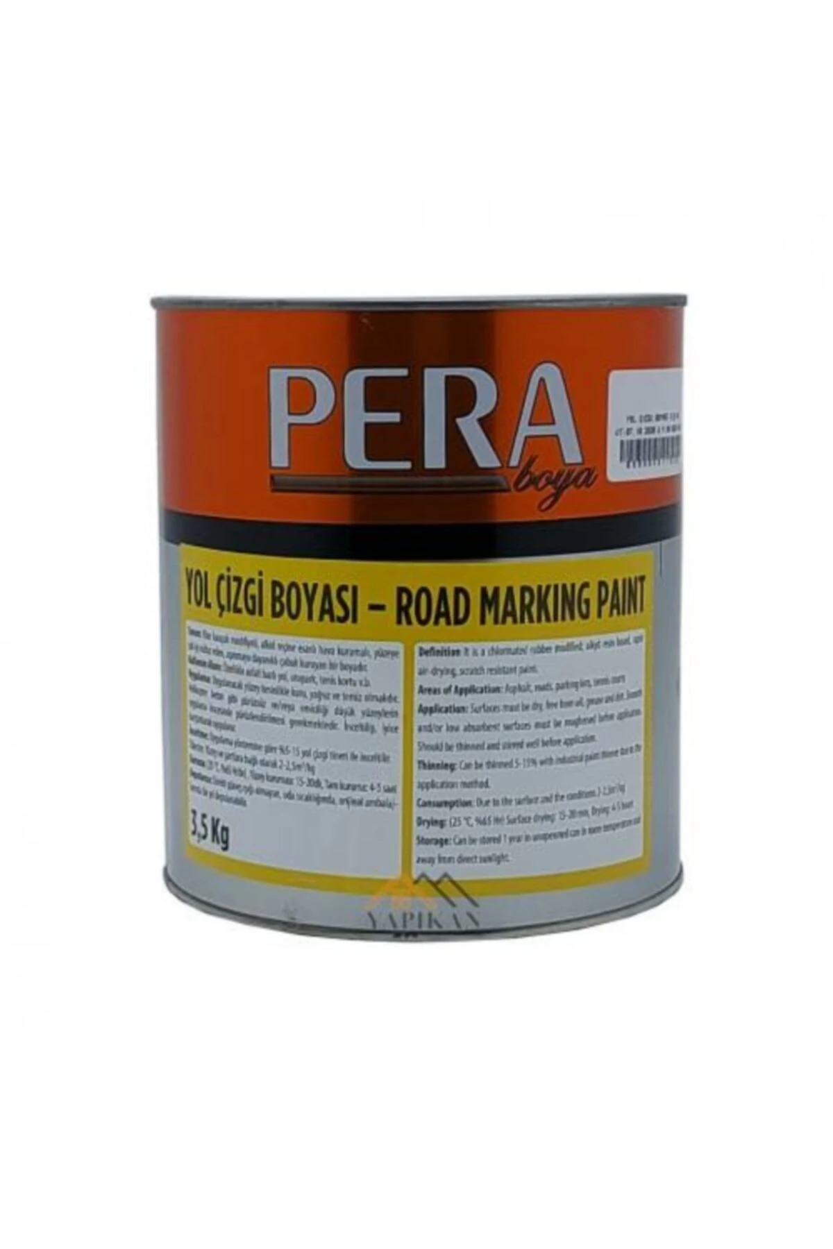 Yol Çizgi Boyası 3.5 Kilo Beyaz