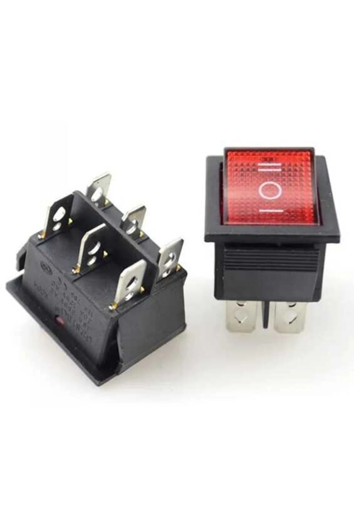 Tekli Soba Anahtarı Geniş Işıklı 6 Pin On-off Ic-105
