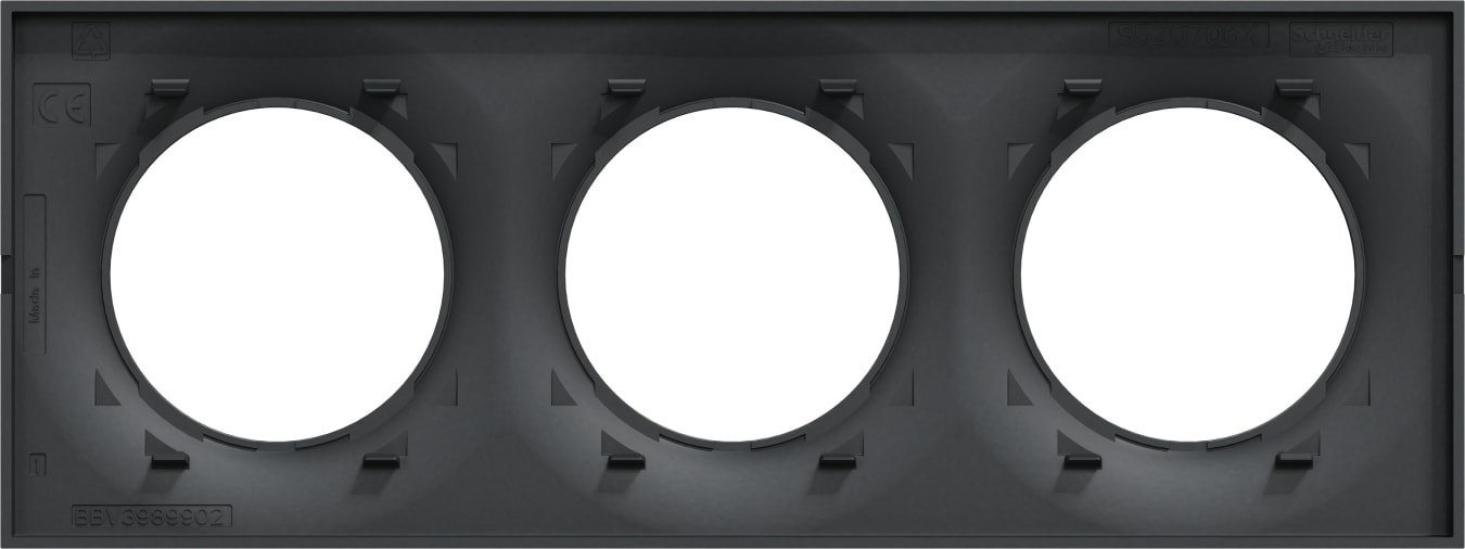 Odace Antrasit Üçlü Çerçeve