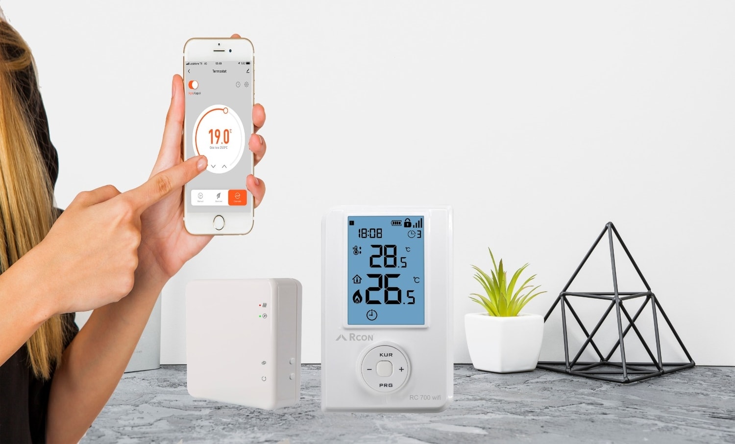 Rc 700 Wifi Akıllı Kablosuz Dijital Oda Termostatı