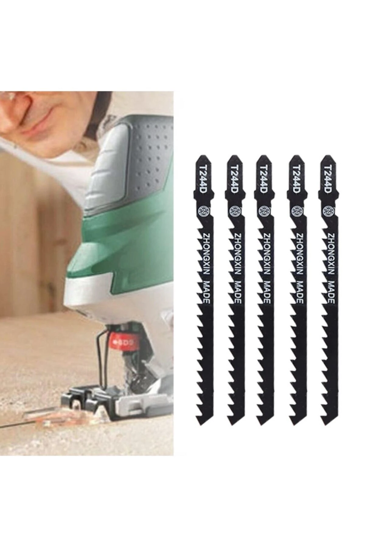 T144d Pvc Ahşap Kesme Dekopaj Testere Ucu 5 Parça Sunta Mdf Kesim Dekupaj Testere Uç Seti