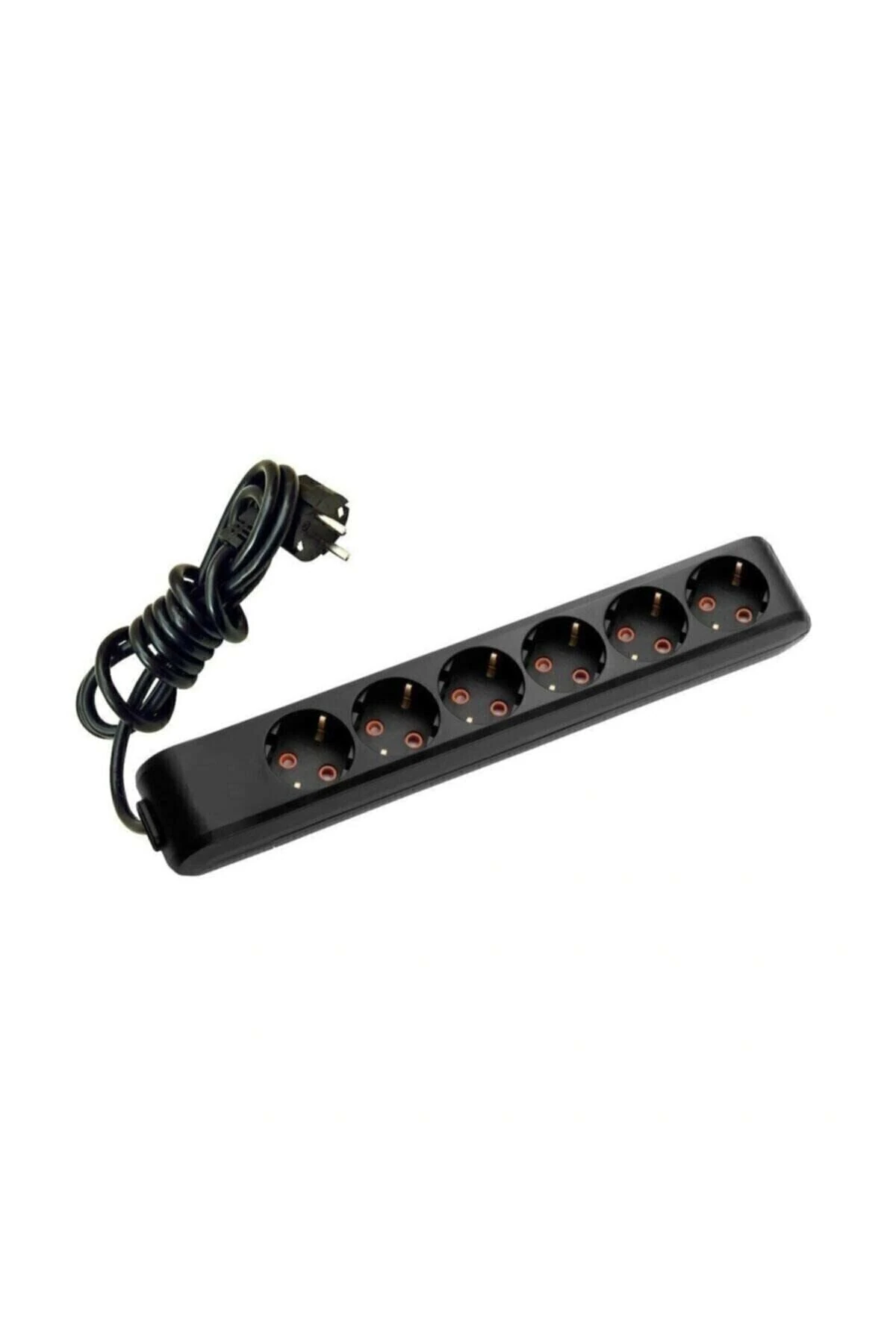 Multi-let Siyah 6'lı Topraklı Çocuk Korumalı Grup Priz-3 Metre