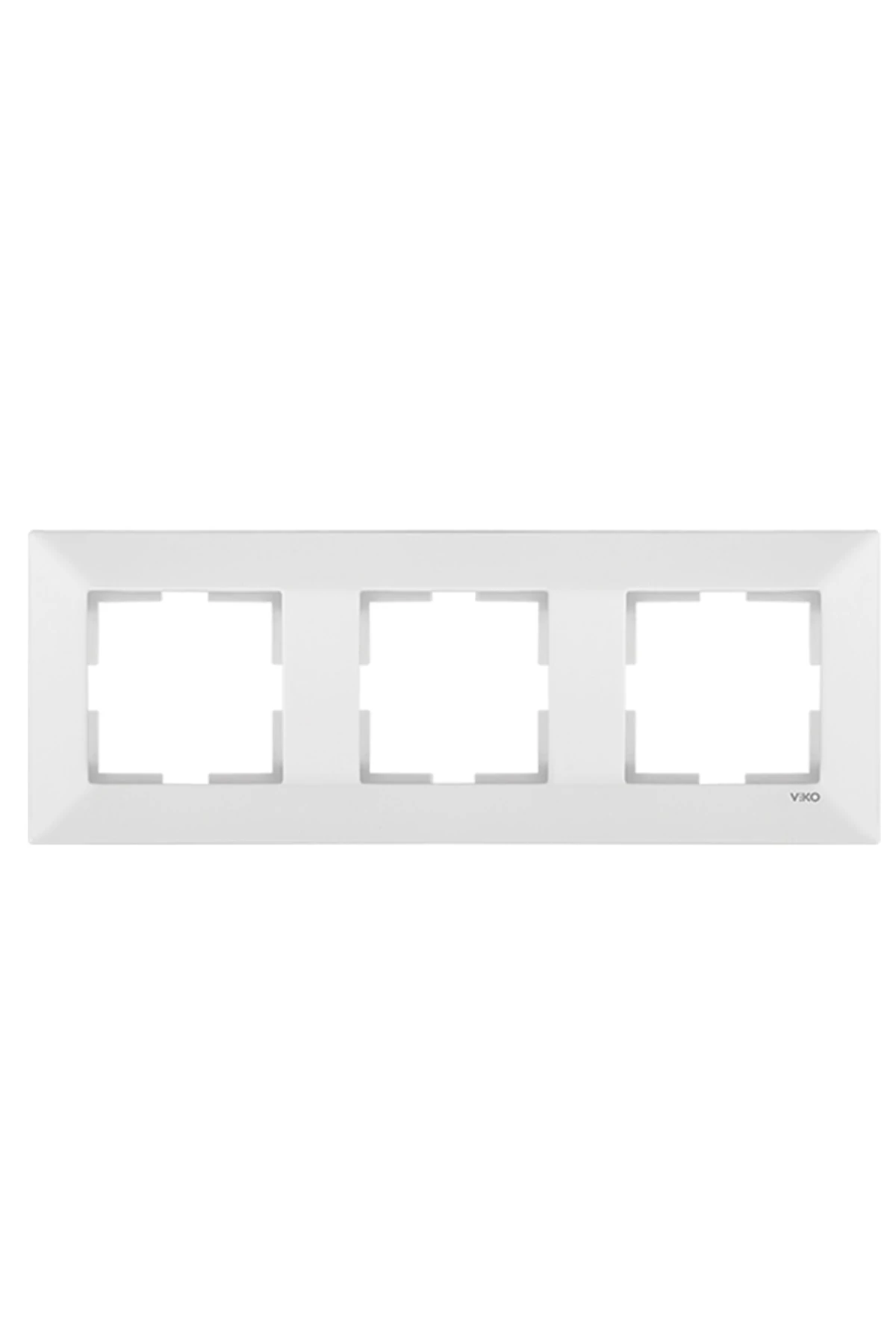 9097 9003 Meridian Beyaz Üçlü Yatay Çerçeve