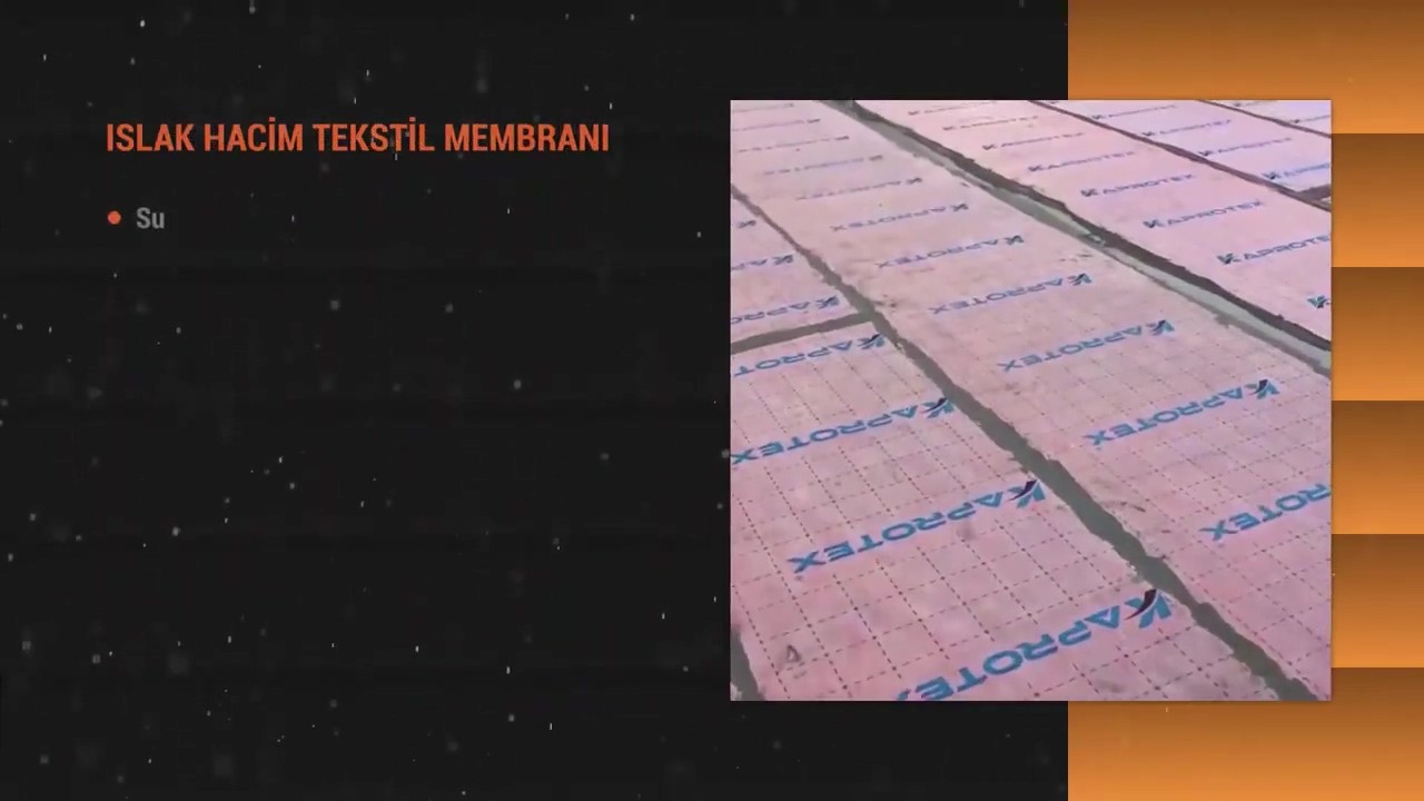 220 Gr/m² Islak Hacim Tekstil Membranı 1m X 30m ( 30 M² )