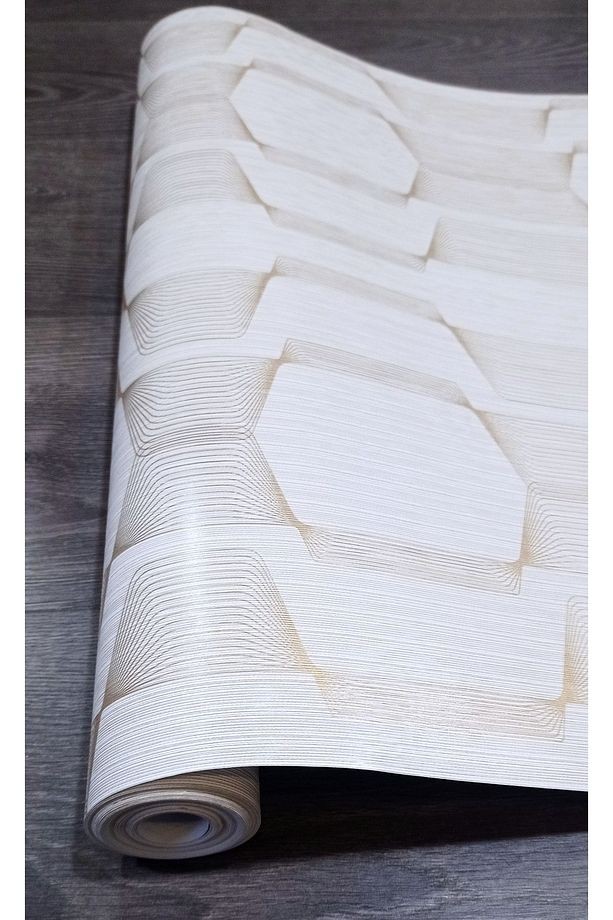 Geometrik desenli silinebilir duvar kağıdı 53 cm genişliğinde 10 metre uzunluğunda