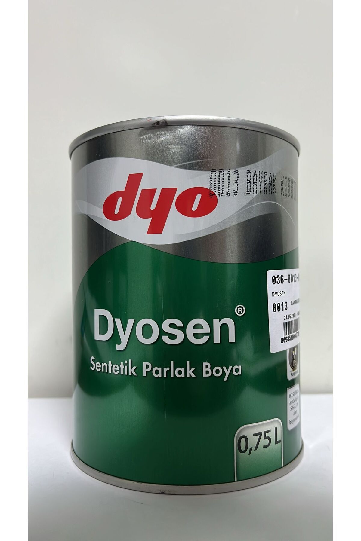 DYOSEN SENTETİK YAĞLI BOYA BAYRAK KIRMIZI 0,75 LT