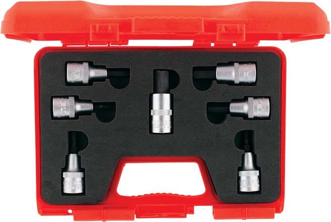 Lokmalı Allen Uç Takımı 1/2'' 7 Parça - 1113 00 1107