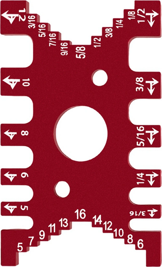 Kuyruklu Kırlangıç Alet Takımı - Ahşap Işleme Tenon-Boşluk Ölçer Ölçüm Kartı Tenon Kesici, Yönlendirici Ucu B Alüminyum Alaşımlı Derinlik Ölçer (Yurt Dışından)