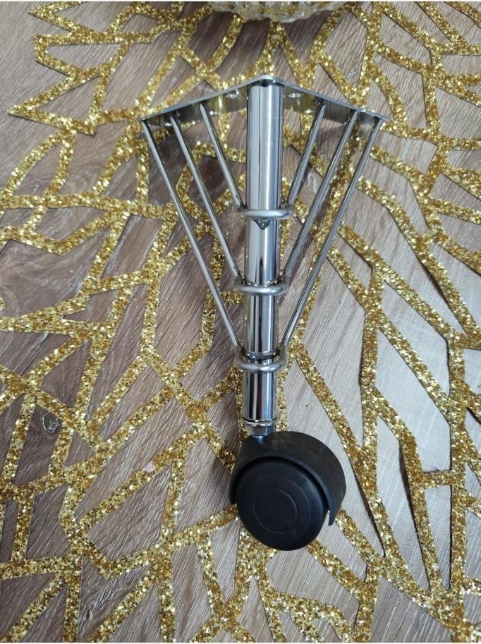 Tekerlekli Sehpa Masa Ayağı,akıllı Sehpa Ayağı, Sihirli Sehpa Ayağı Siyah 4 Adet 360 Derece 20 cm