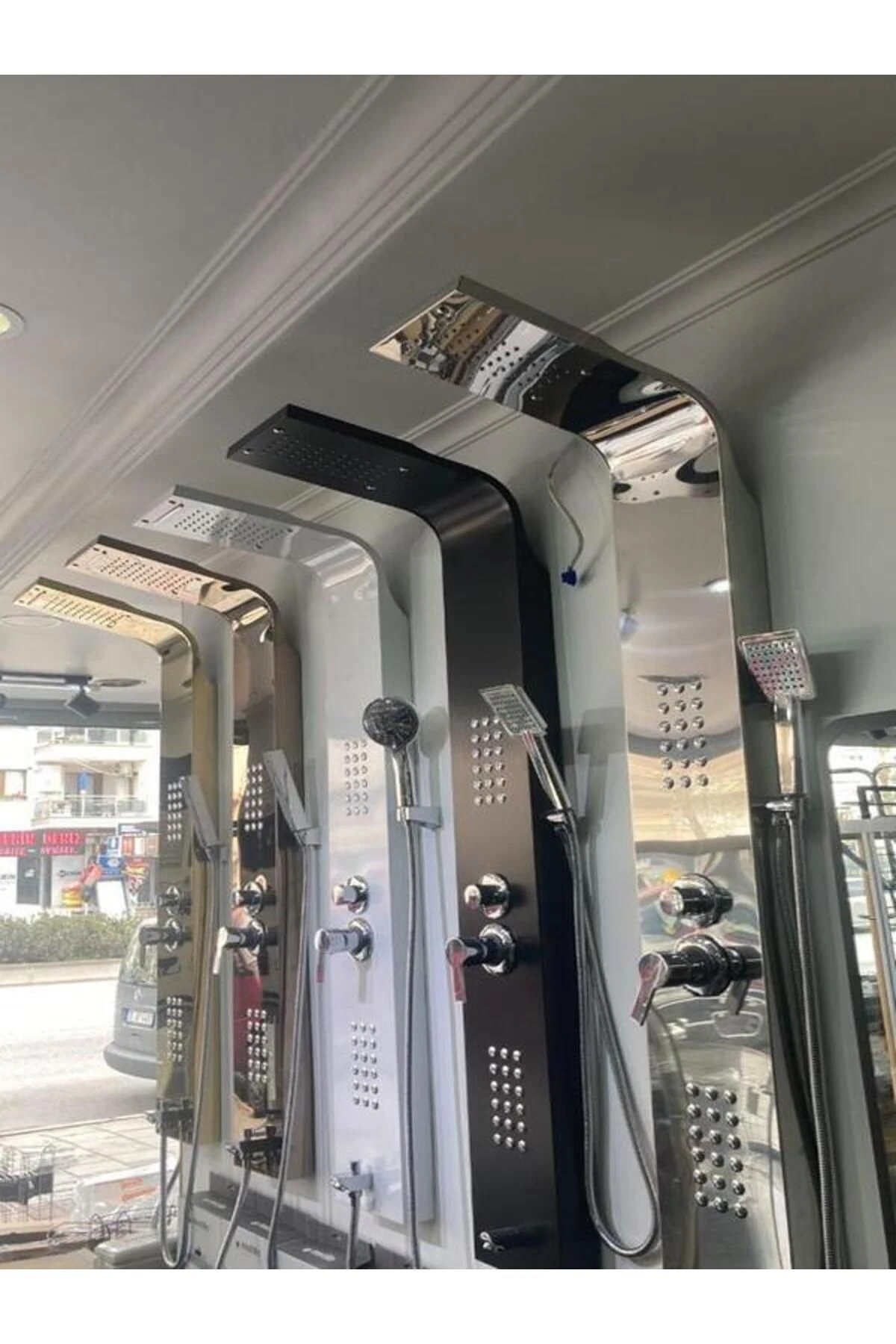 Sam Volga Antrasit Duş Paneli, Masajlı Duş Sistemi , Robot Duş, Duş, Duş Bailığı