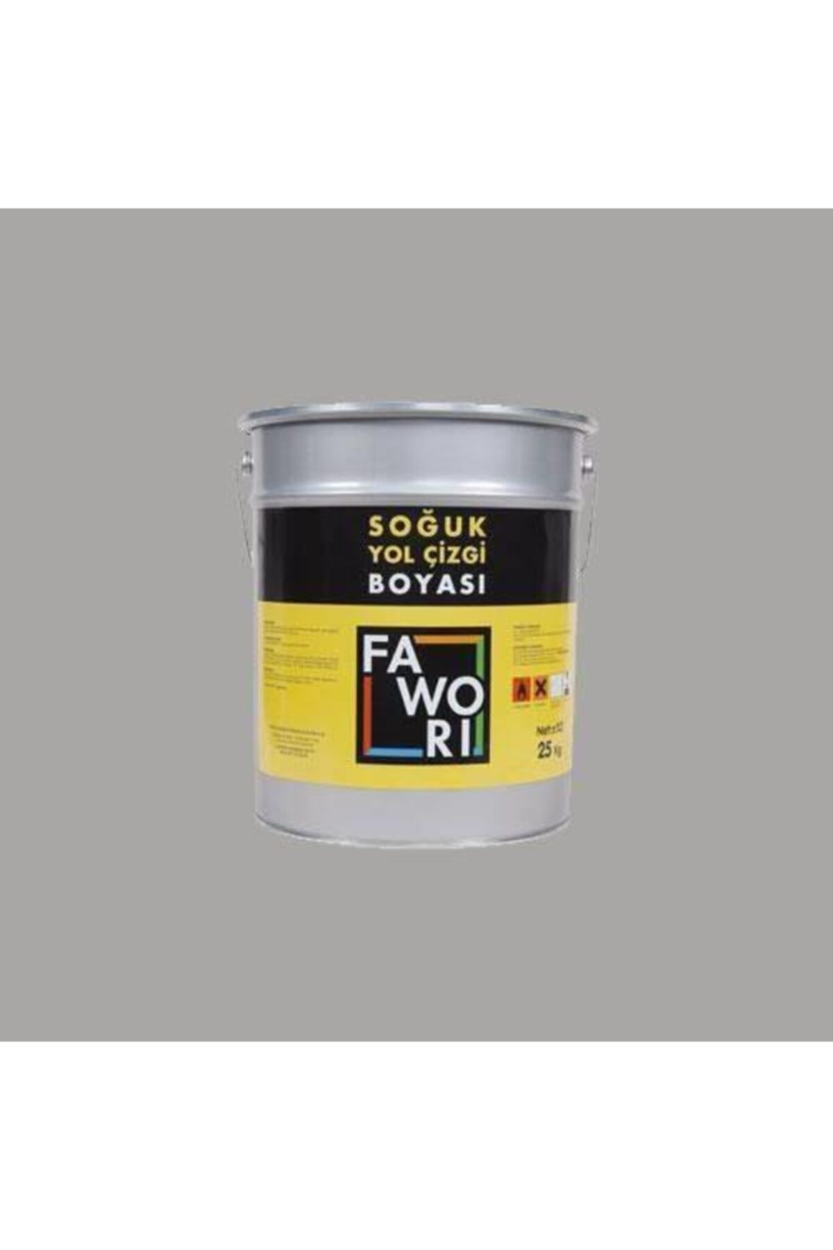 Fawori Soğuk Yol Çizgi Boyası Sentetik 25 Kg Sarı