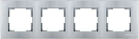 Rita 4'lü Yatay Çerceve Inox
