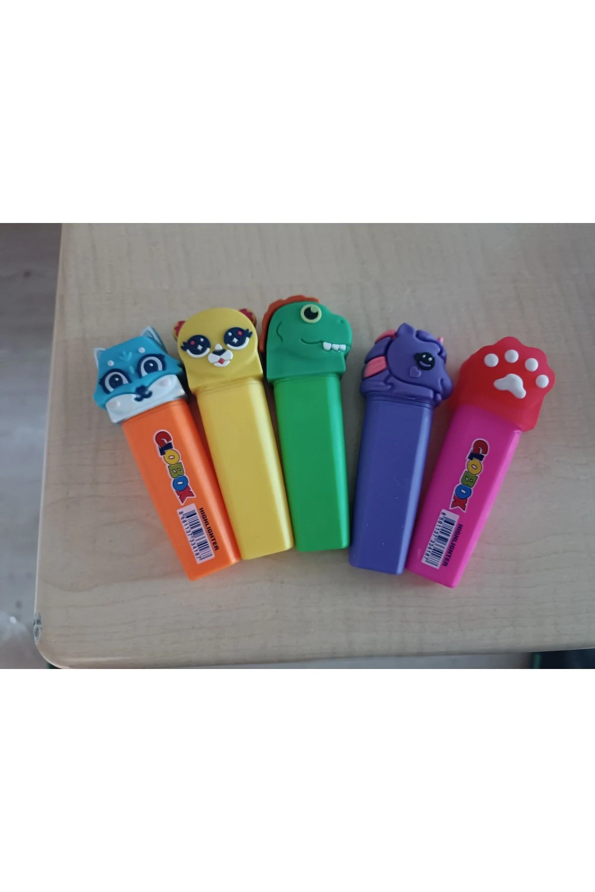 5 Adet Figürlü I?şaretleme Kalemleri