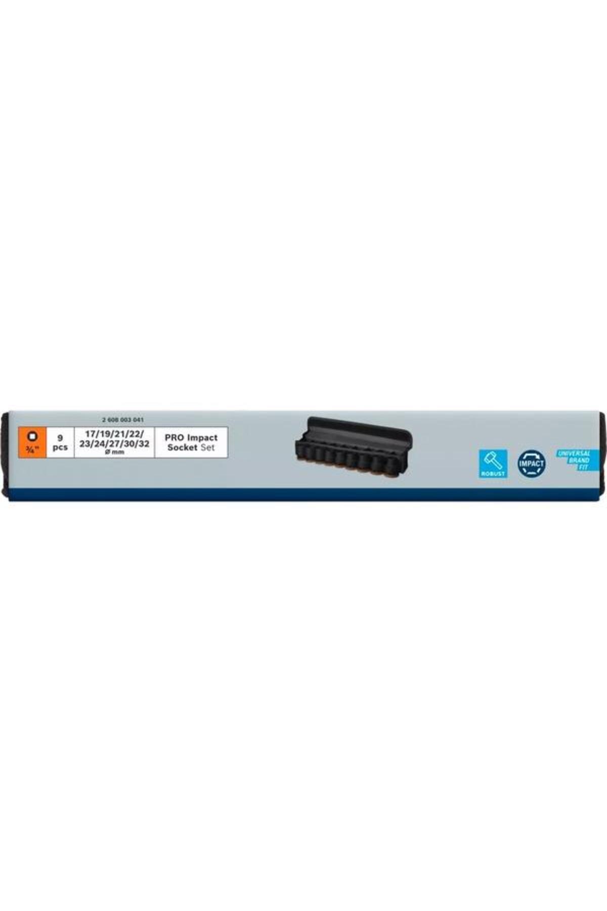 PRO Impact Lokma Ucu Seti 3/4" 9 lu