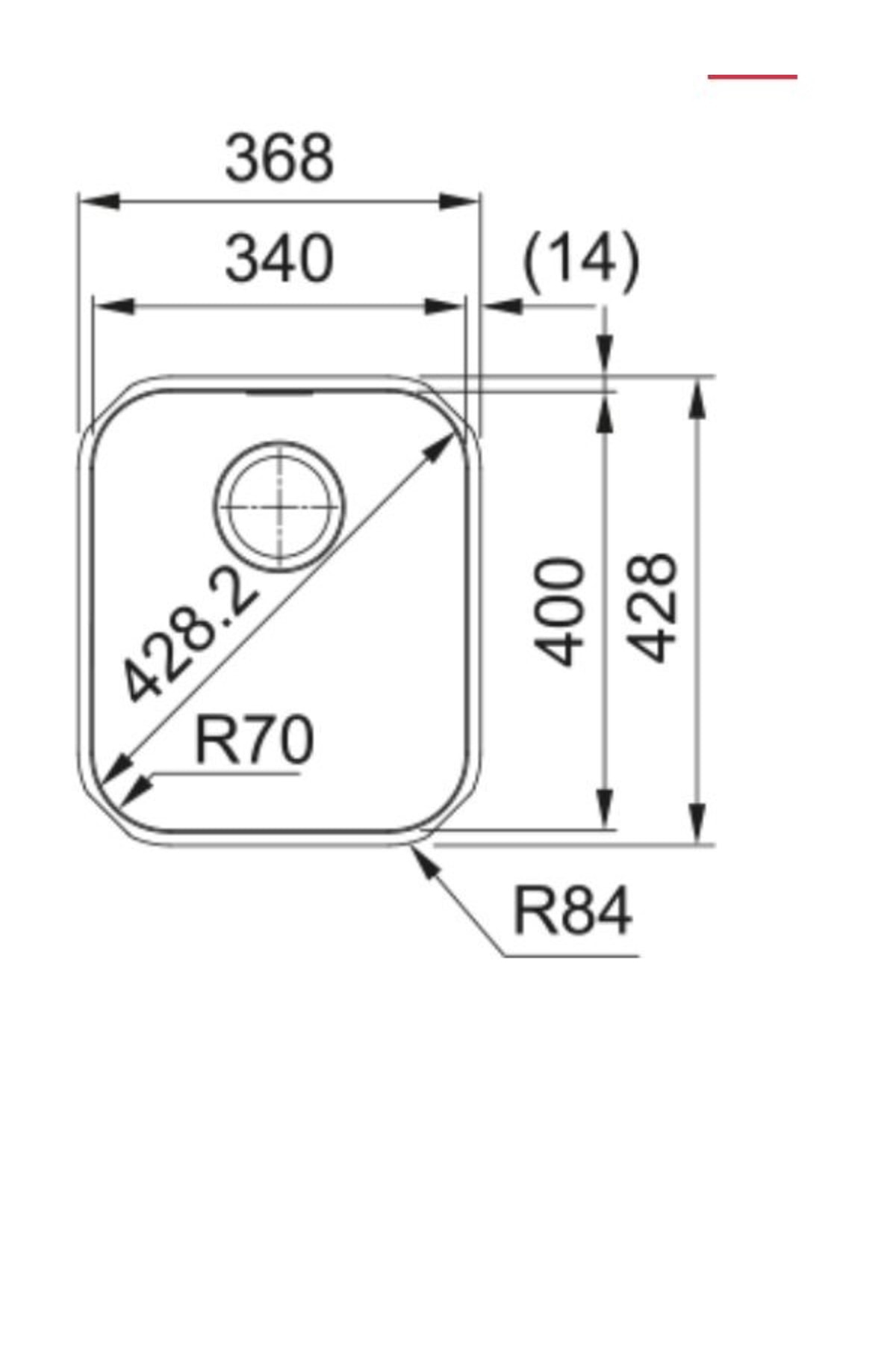 Srx 110-34 Çelik Tezgah Altı Eviye