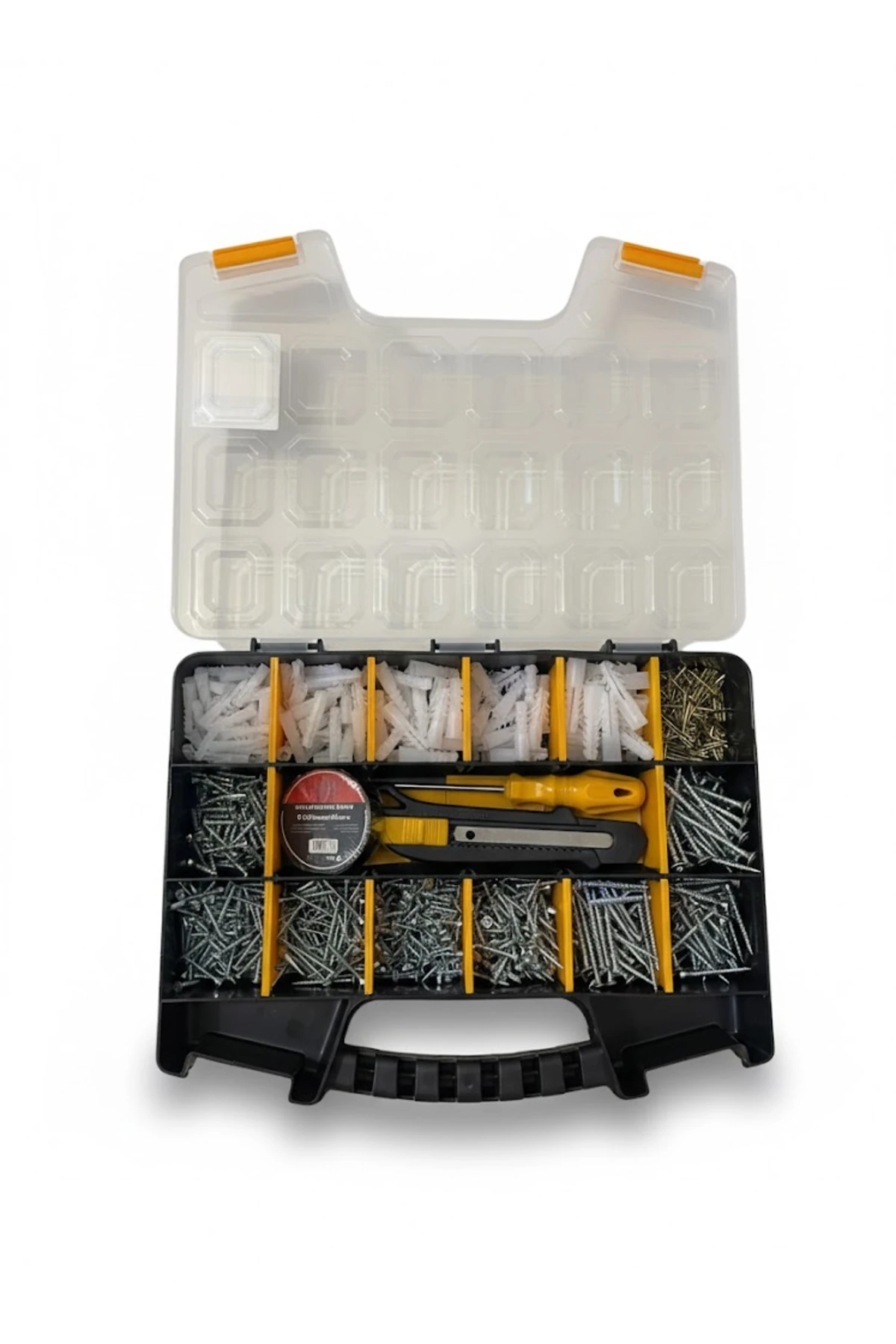 15 Bölmeli Vida Tornavida Maket bıçağı Bant Seti