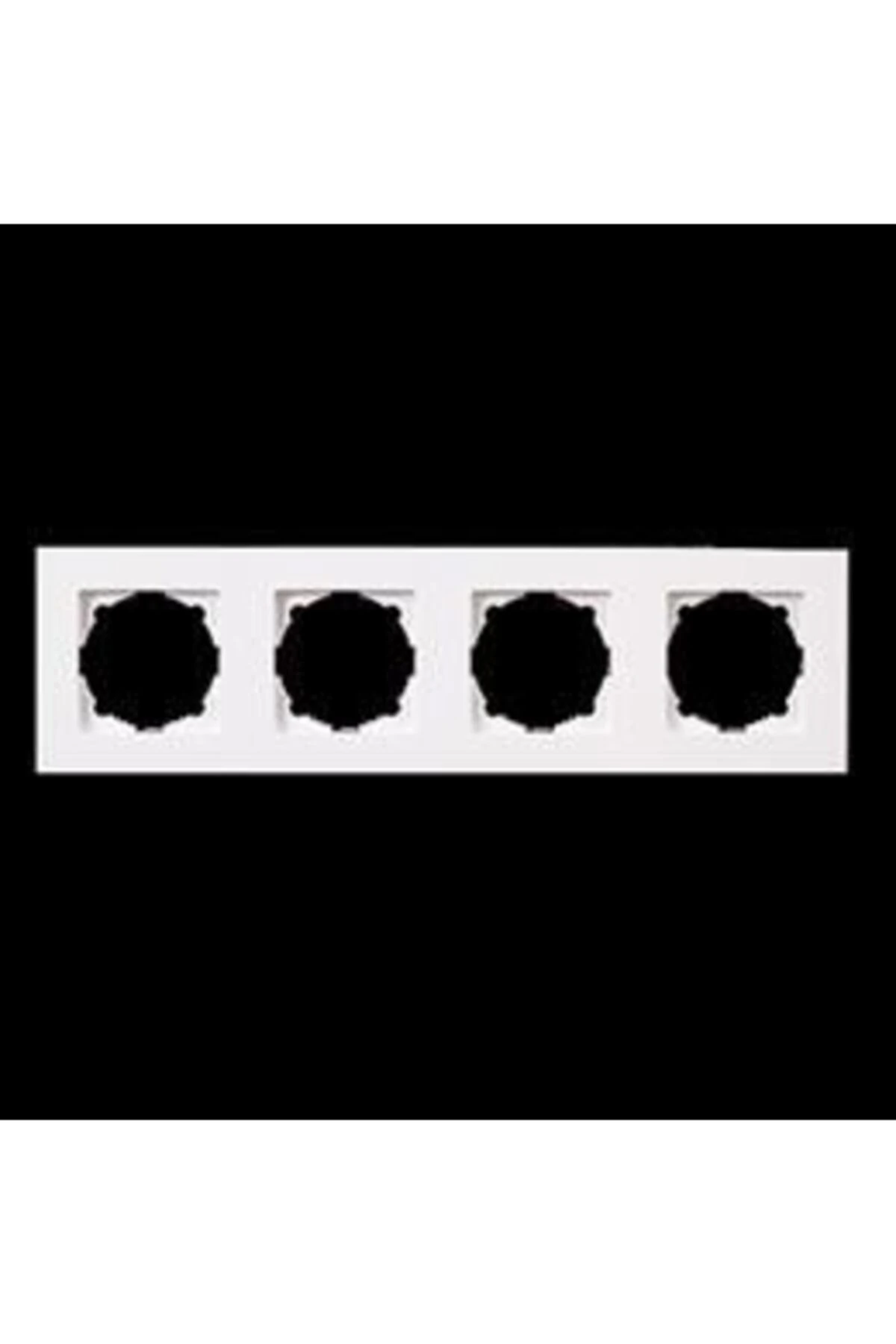 Eqona Dörtlü Çerçeve Beyaz