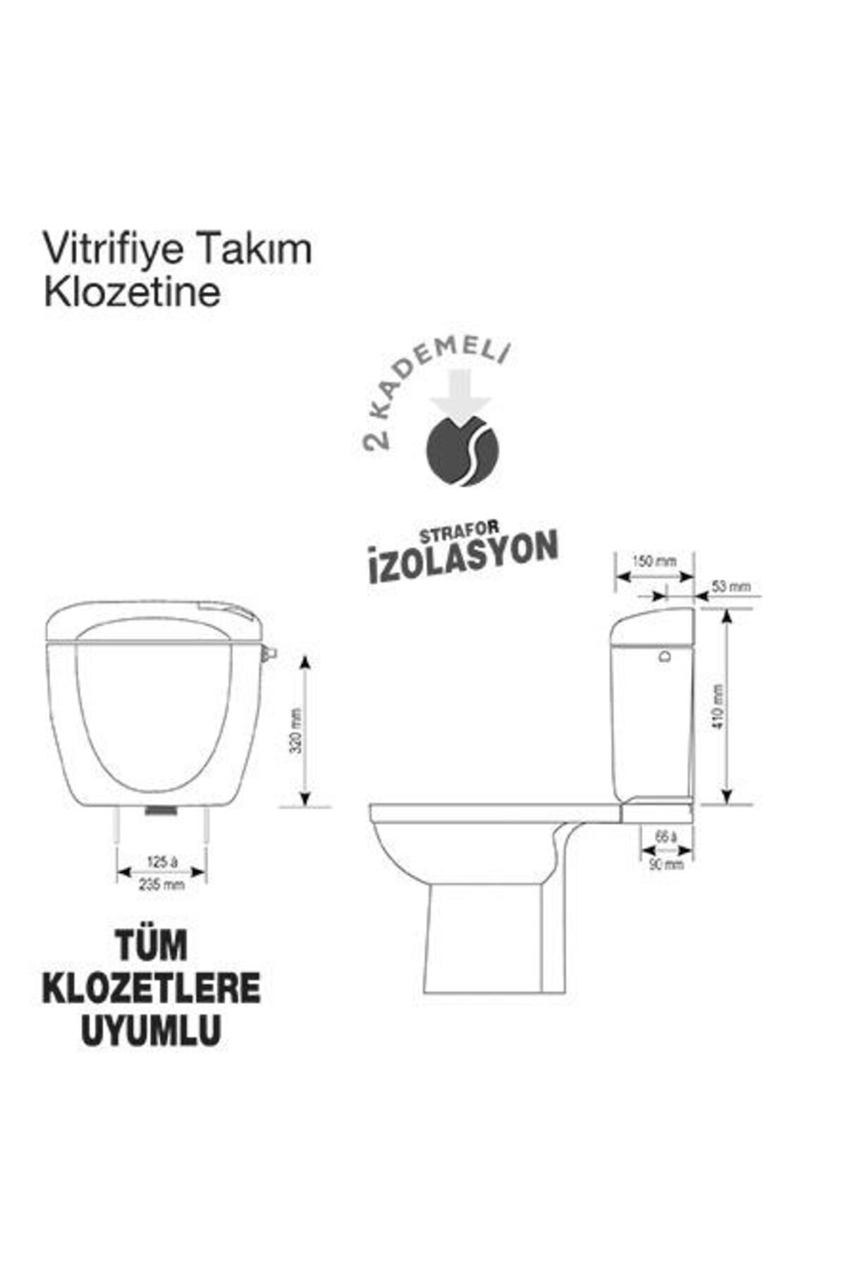 Rondo Optima Çift Kademeli Rezervuar