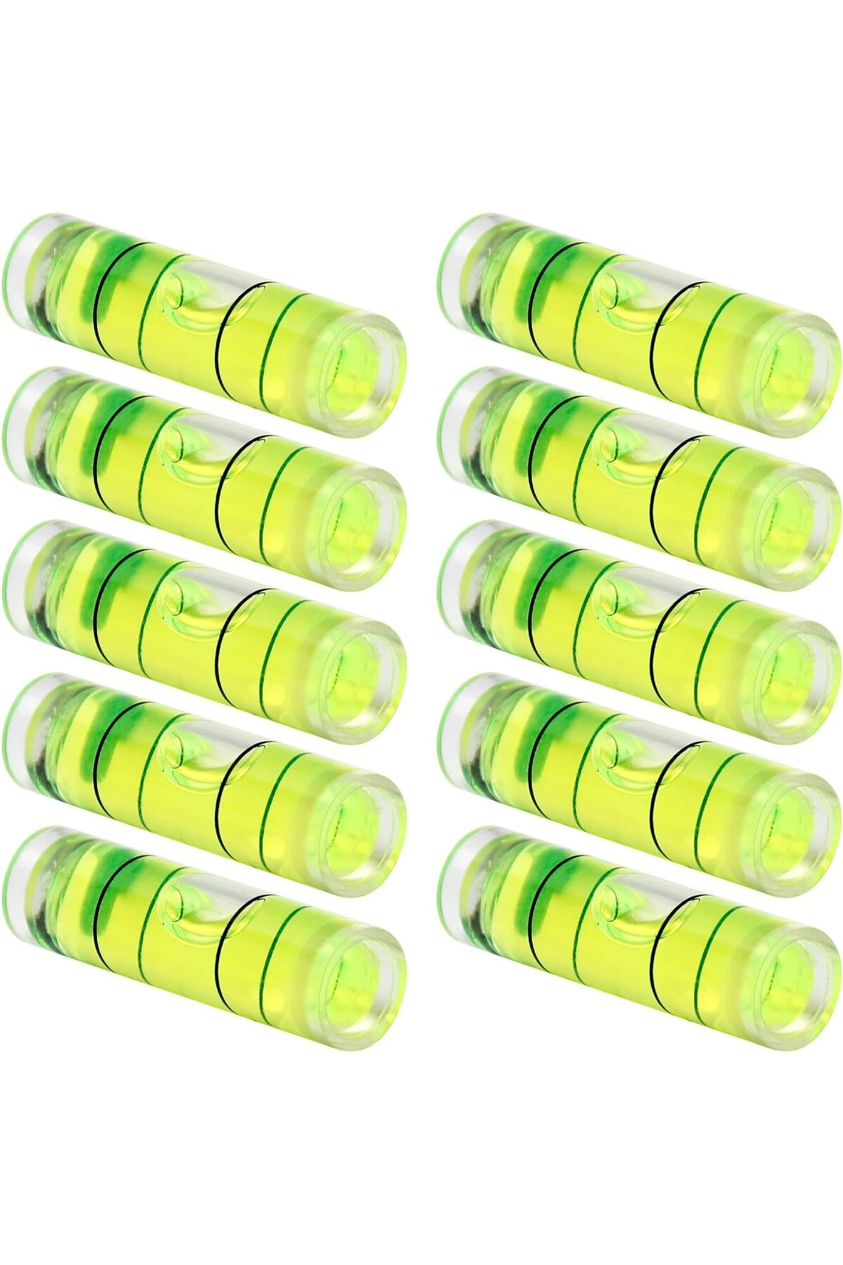 Su Terazisi Kapsülü Su Terazisi Tüpü Yatay Ölçüm (tv Askı Aparatı ) Proje 10 Adet Bubble Level