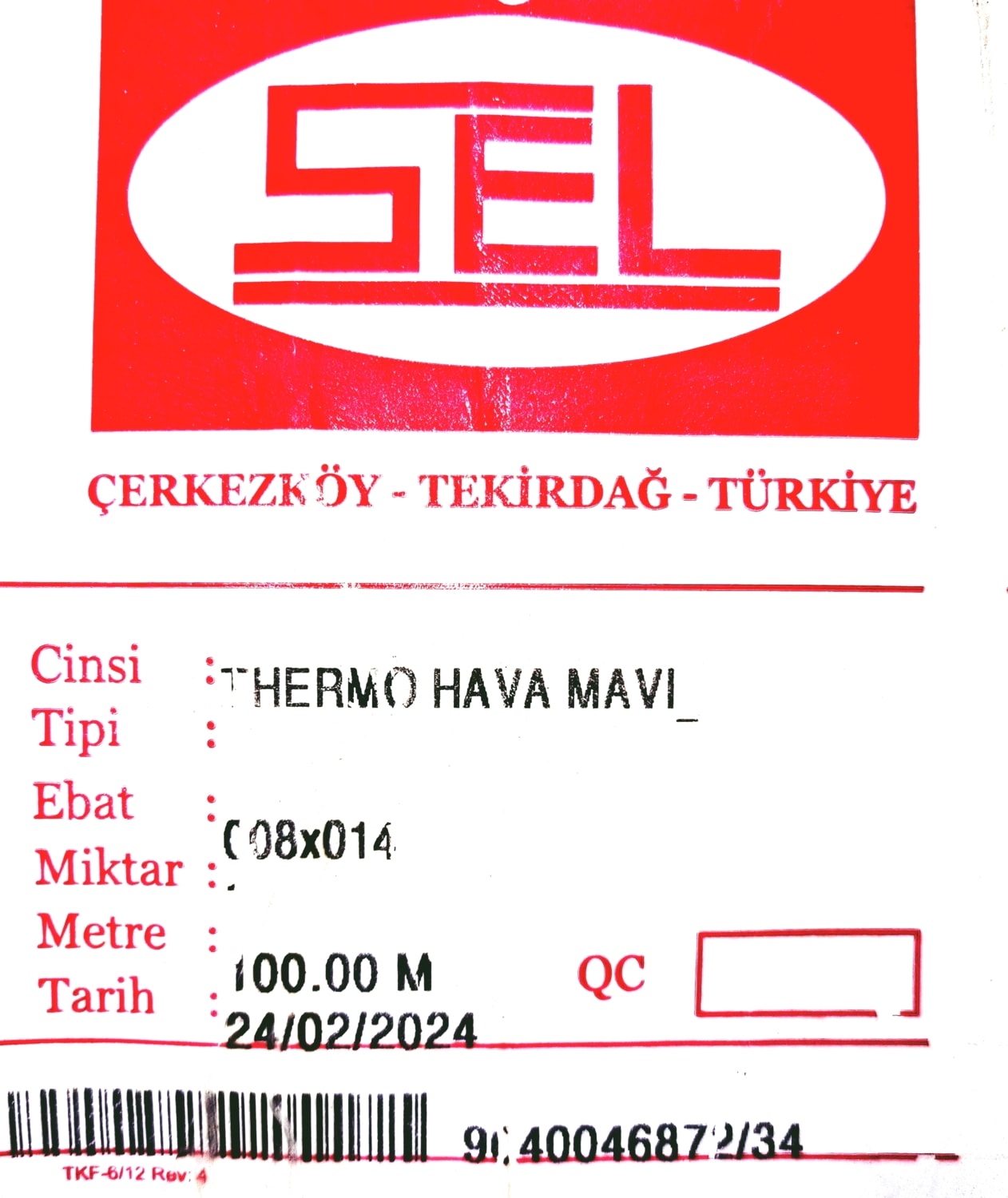 Kompresör Hava Hortumu 20 mt 8 mm Mavi - Thermo Oksijen Hava Hortumu