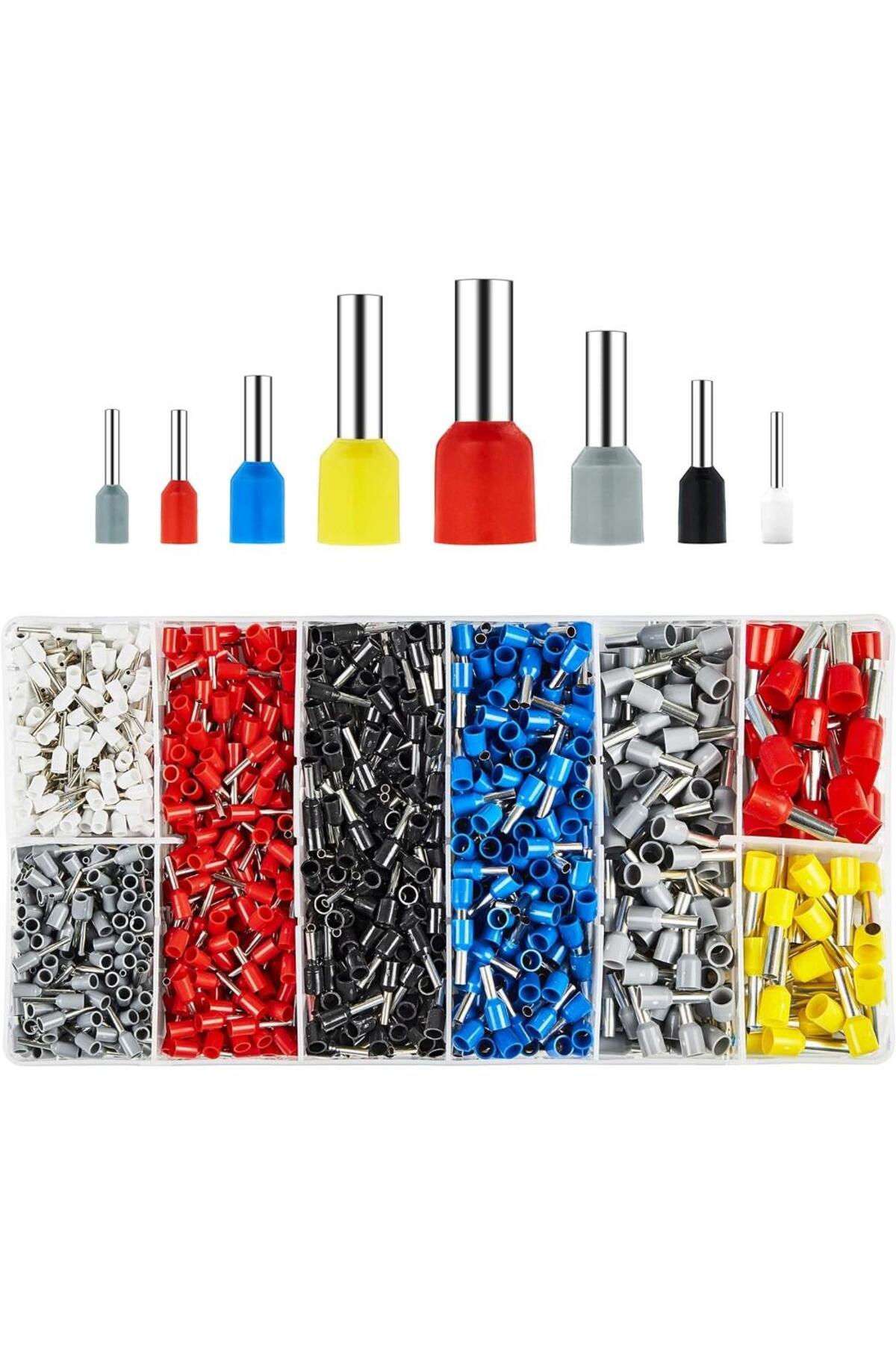 Hsc8 6-4a Terminal Sıkma Pensesi 1200parça Kablo Pabucu