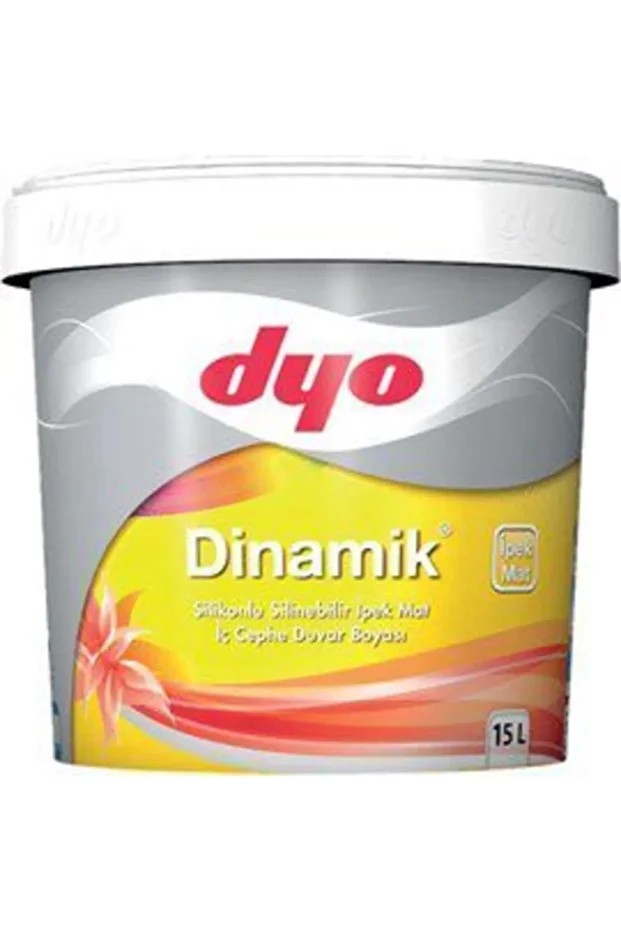 Dinamik Ipek Mat Silikonlu Iç Cephe Boyası 2,5 Lt (3,5 Kg) Buz Gümüşü