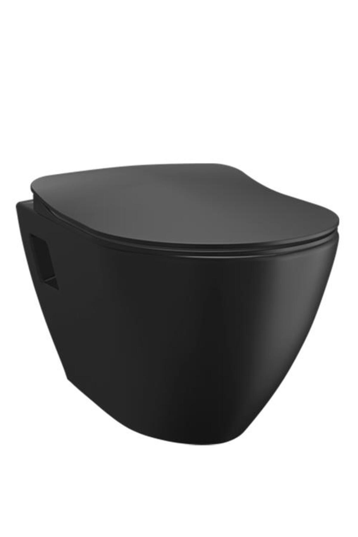 Terra Asma Klozet (Mat Siyah) TP325.40000 Kapak Hariç