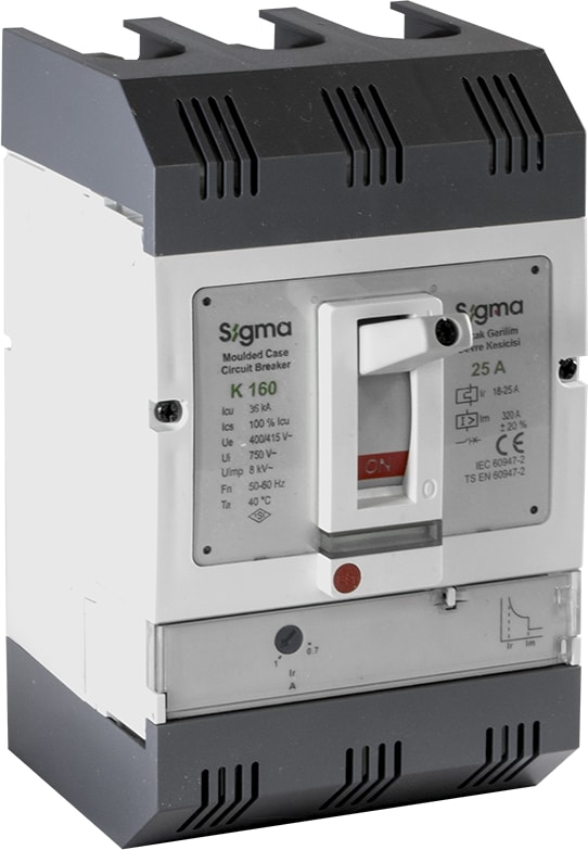 3p Termik-Manyetik Sabit Tip Ag Devre Kesici 63A