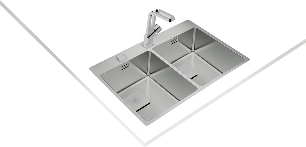 FORLINEA RS15 2B 740 Ankastre/Tezgaha Sıfır Paslanmaz Çelik 74 cm 115030011