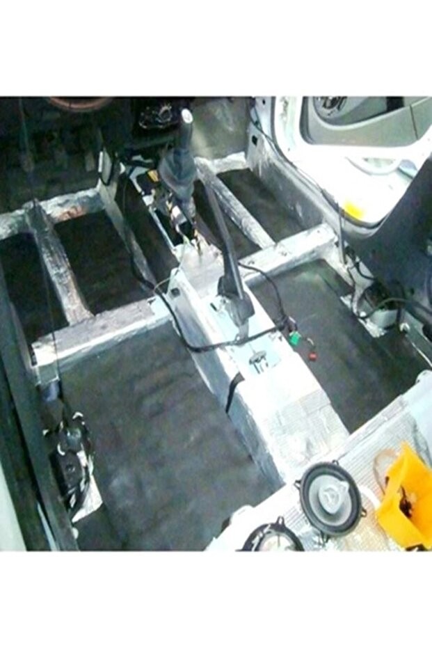 Folyolu Kauçuk Sünger 10cmx10metre 9mm Yapışkanlı Araç Oto Ses Isı Yalıtım Bandı