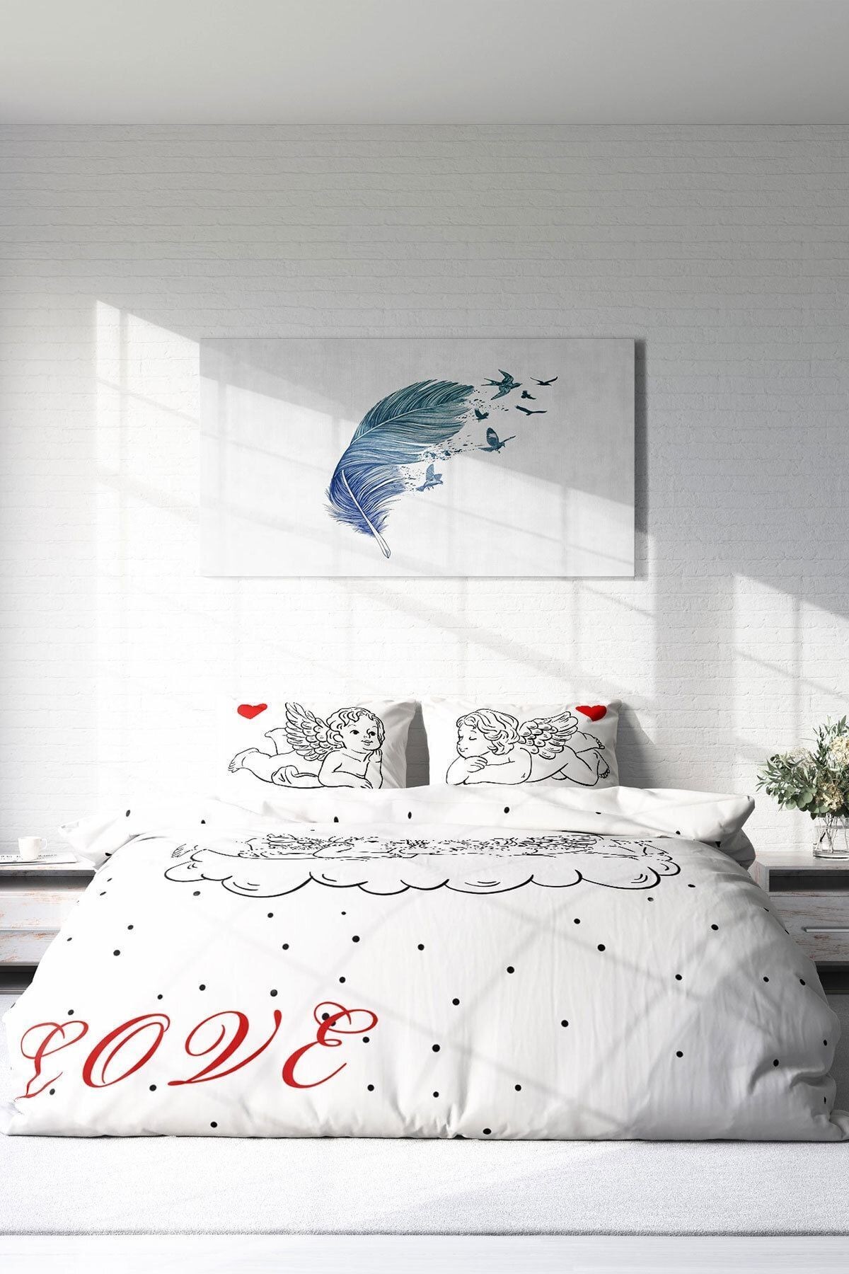Angel Modern Çift Kişilik Nevresim Takımı