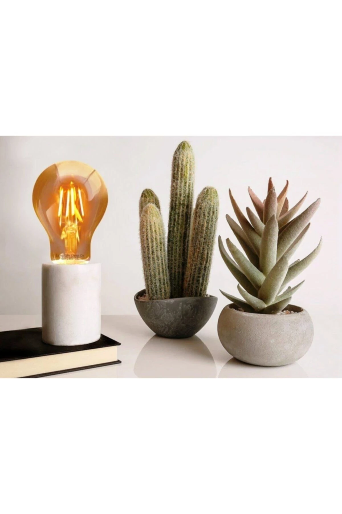 Erd37 A60 Standart Tip  Flamanlı Rustik Led Ampul 6 Watt