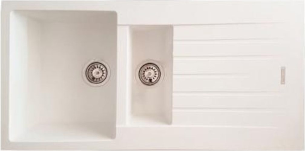 Ukinox Arya D150 Snova Beyaz Granit Eviye (G577)
