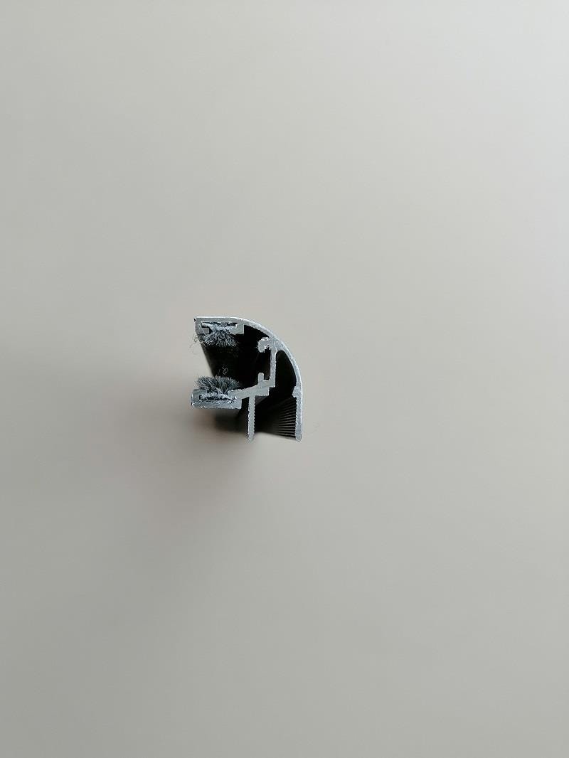 8 mm Alm Cam Balkon Köşe Haş Antrasit Gri 150 Cm