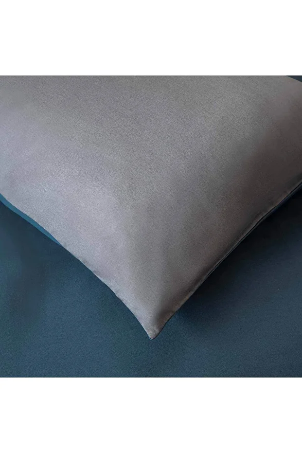 Bettie Nevresim Seti King Size 230x220 Cm Mavı/koyu Grı