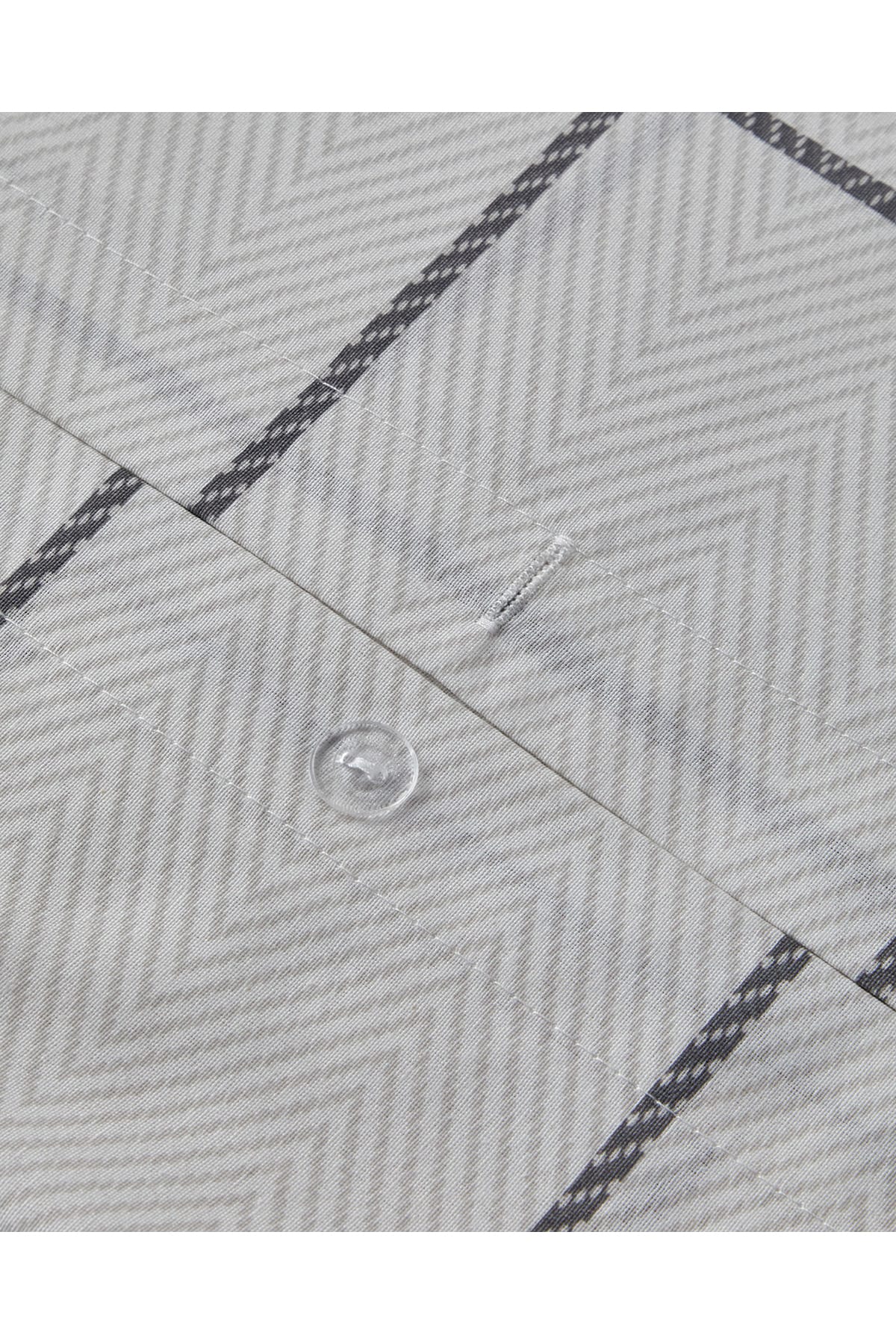 Plaid Wave Kolay Ütülenir Tek Kişilik Nevresim Takımı 160x220 cm Gri