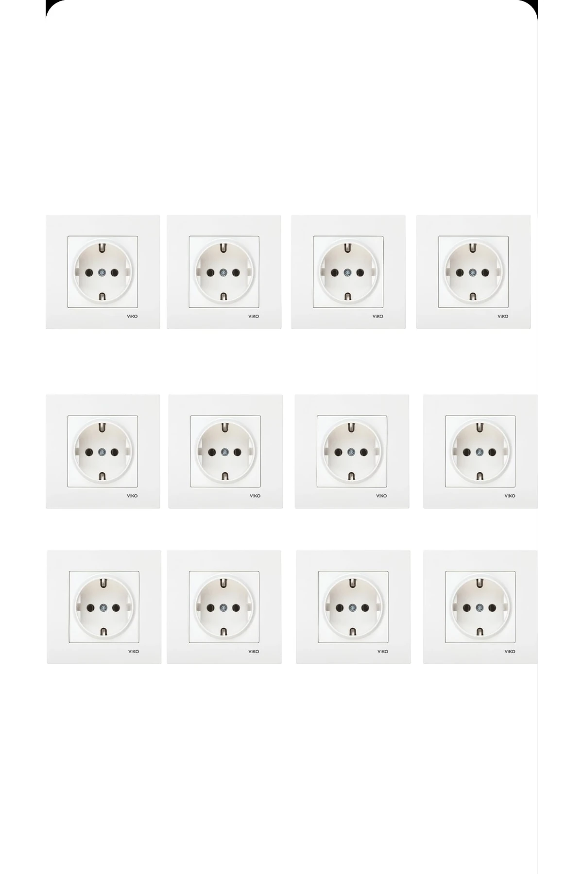 Karre 12'li Topraklı Priz