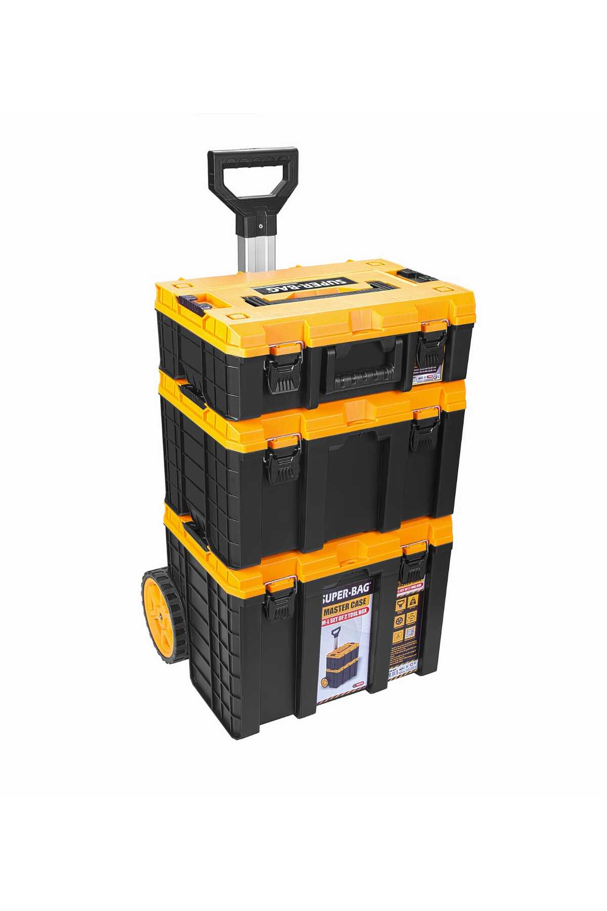 Tekreyonda S-m-l Master Case Tekerlekli Modül 3’lü Set