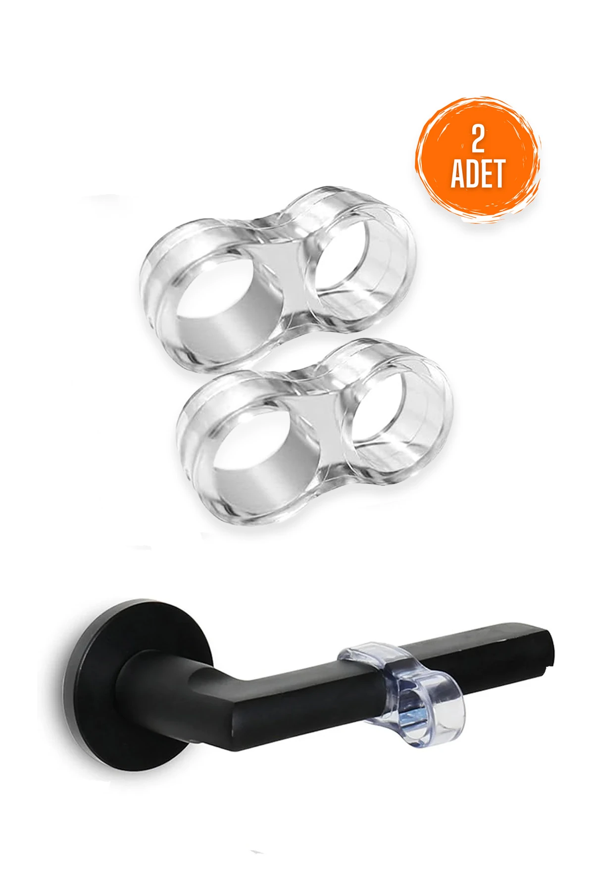 Silikon Kapı Stoperi 2 Adet Aşınmaz Yırtılmaz Kapı Pencere Arkası Tampon Durdurucu Stoper Hırdavat