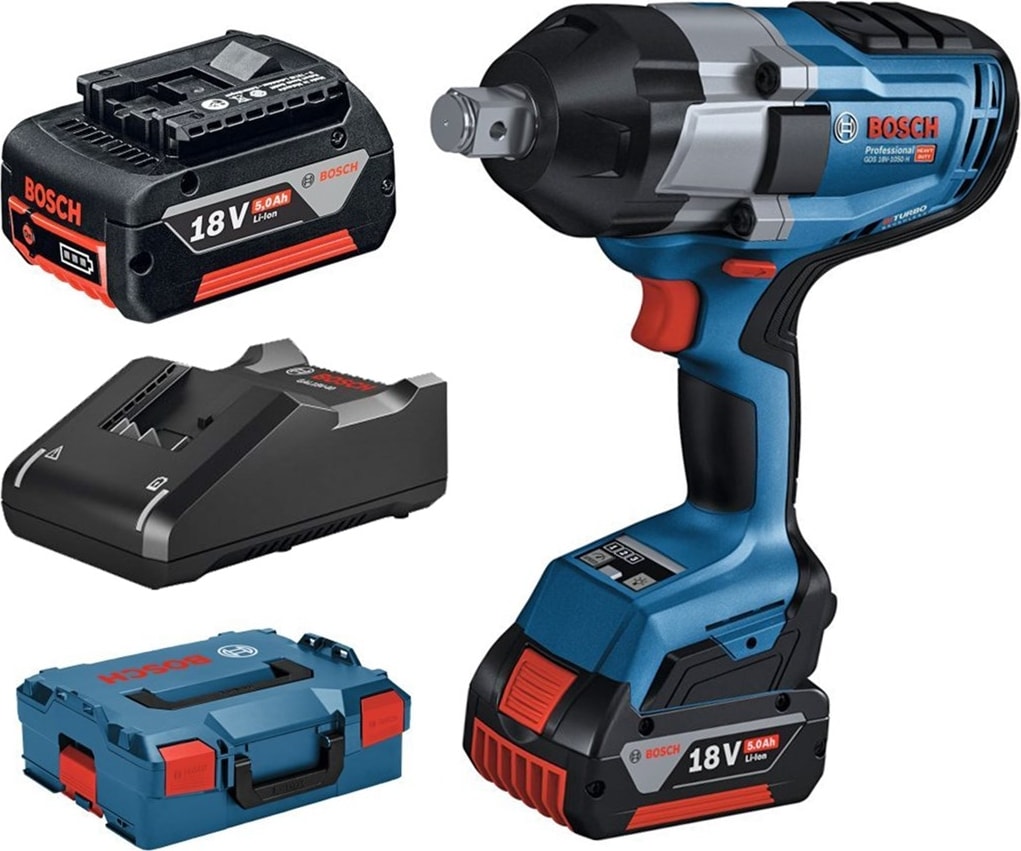 Professional Gds 18V-1050 H Akülü Somun Sıkma 3/4 2*5.0 Ah Akülü