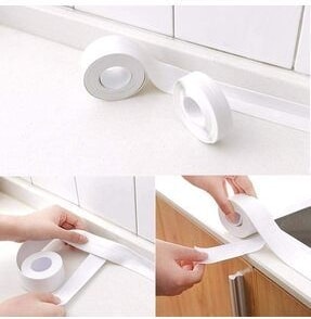 Duş Pvc Lavabo Küvet Tezgah Kenar Banyo Mutfak Pencere 3,2 mt Su Sızdırmaz Geçirmez Yalıtım Bant
