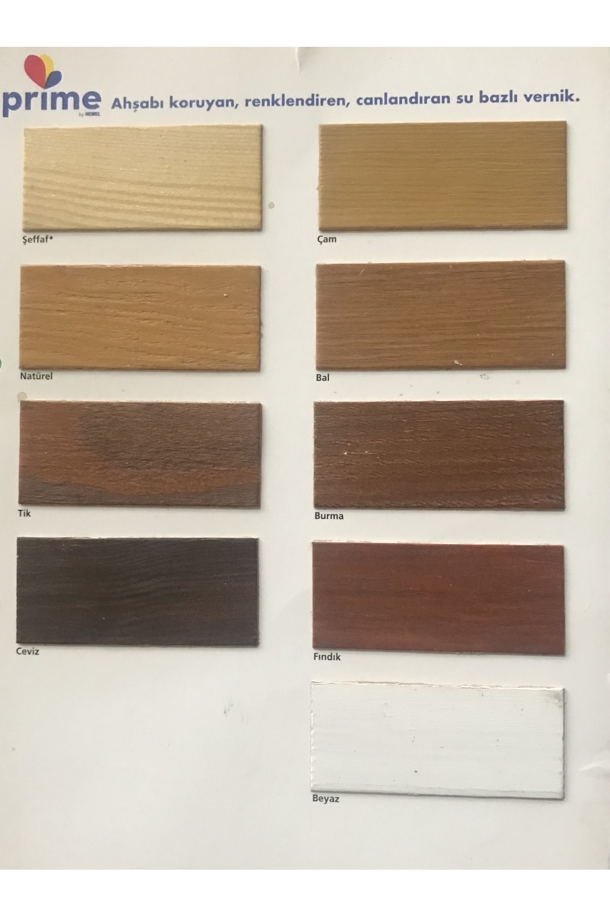 Prime Su Bazlı Vernik 2,5 lt