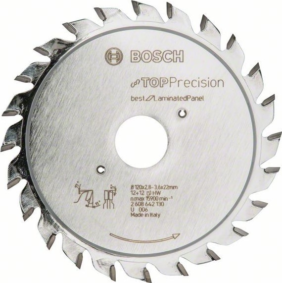 BOSCH Bestfor Laminatedpanel 120 x 22 Mm 12+12 D 2608642130