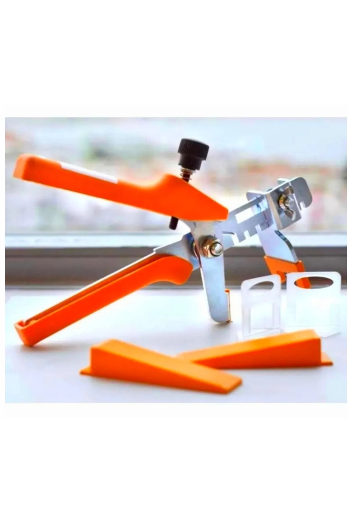 Ayarlanabilir Metal Pense + 200 Adet Takoz + 250 Adet 2mm Tutucu Klips Seti