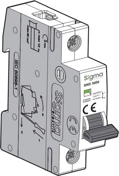 1X16 A B Tipi / 6 Ka W Otomatik Sigorta