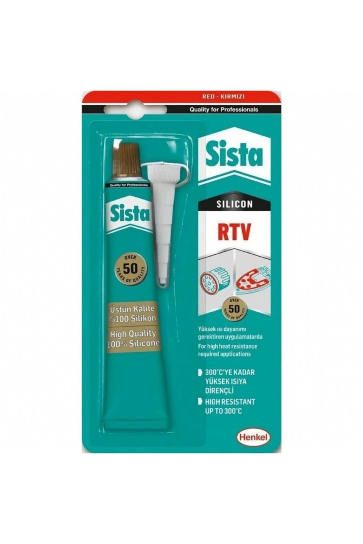 Sista Rtv Kırmızı Sıvı Conta 50 ml