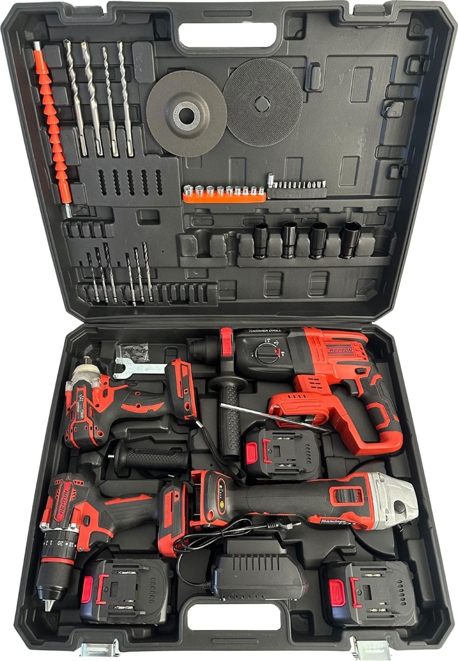 RP-1380 Kömürsüz Akülü 4'lü Set