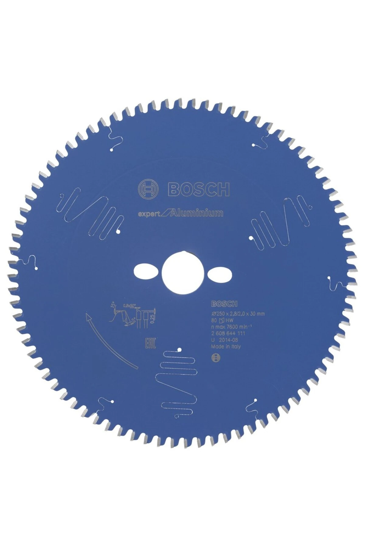 Expert for Aluminium 250*30 mm 80 Diş