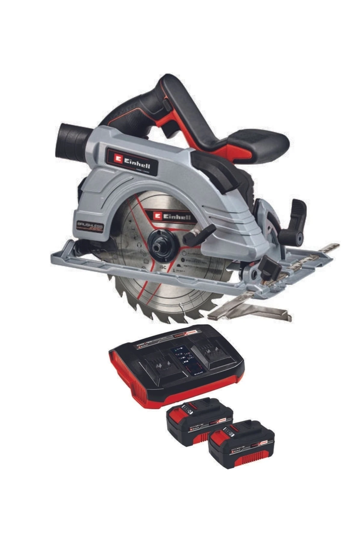 Te-cs 18/190 Bl 2x4.0ah Twincharger Akülü Daire Testere Seti