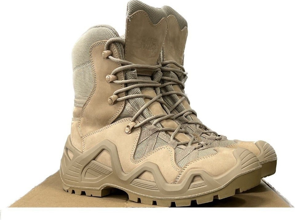 Pars Power 103 Outdoor Tactical Deri Su Iticili Nubuk Deri Askeri Trekking Uzun Bot